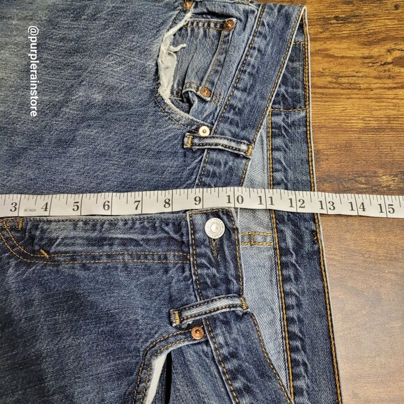 Vtg Levi's Jeans 34x32 Relaxed Straight 559 Medium Dark Wash Western Y2K - Picture 8 of 11